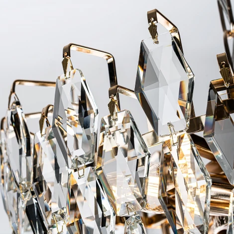 Подвесная люстра хрустальная Modelux MODELUX ML.6938.400 GD