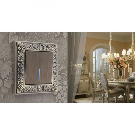 Клавиша для выключателя c подсветкой (бронзовый) Werkel W1119112 (a051068)