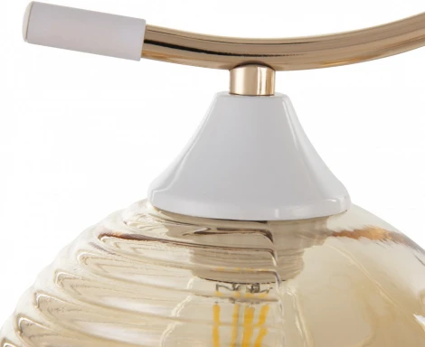 Потолочная люстра на штанге Arte Milano Napoli 327719/3 FG+WH (220V, шар)