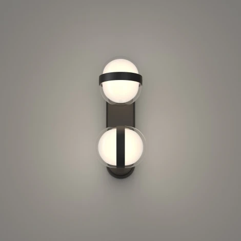 Настенный уличный светильник светодиодный Favourite Jocus 4851-2W LEDx20W 3000K IP65