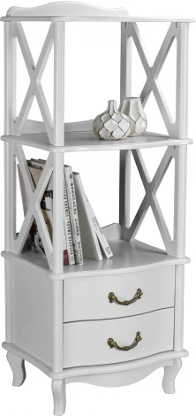 Этажерка Джульетта 2 уровня, молочный дуб Л от фабрики Mebelik