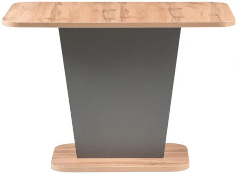 Стол на тумбе Woodville Лурвин дуб вотан / графит 514757