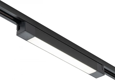 Трековый светильник однофазный Escada 20001 20001TRU/01LED SBK 20Вт, металл/акрил, черный матовый (220V)