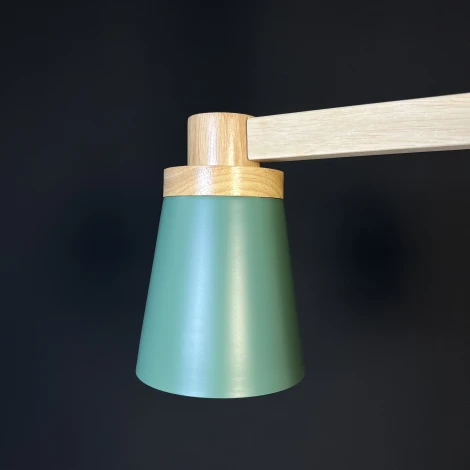 Потолочная люстра на штанге Prop 3 Green ImperiumLoft Prop01 (191986-23) (220V)