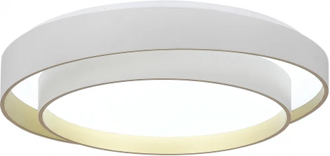 Потолочный светильник Evoluce Crosby SLE6009-502-01 Белый/Белый LED 1*50W 3000K/4000K/6000K