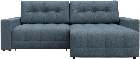 Диван угловой с полками Лига-053 НПБ Лига Диванов (Велюр) арт.128952