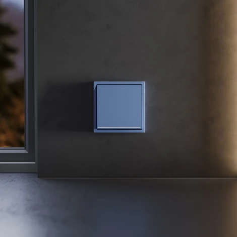 Клавиша для выключателя/переключателя одноклавишного с подсветкой (деним) Voltum S70 VLS000215