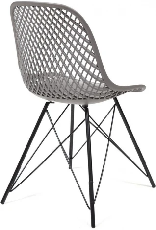 Стул VINCENT (mod. 8001) / 1 шт. в упаковке Tetchair (Металл,Пластик/Серый,Черный) арт.19761