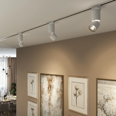 Трековый светильник светодиодный Elektrostandard Sens 85047/01 белый матовый 10W 4200K однофазный (220V, круглые)