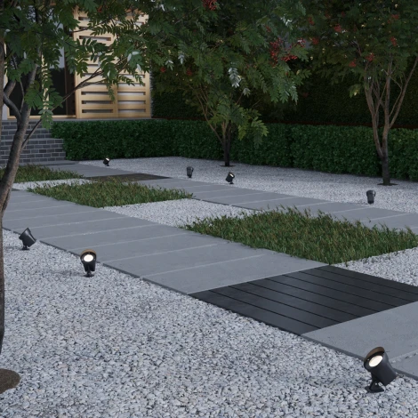 Светильник ландшафтный светодиодный грунтовый IP65 LED 13W 220V Novotech Landscape 359529 черный