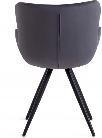 Кресло BOEING ( mod. 9120) / 1 шт. в упаковке Tetchair (Металл,Вельвет/Серый,Черный) арт.19041