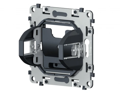 Вывод кабеля с фиксатором встраиваемый (серый) Ambrella Volt QUANT VM238