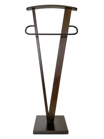 Вешалка костюмная ГАЛАНТ 344 черный/темно-коричневый Mebelik 009948