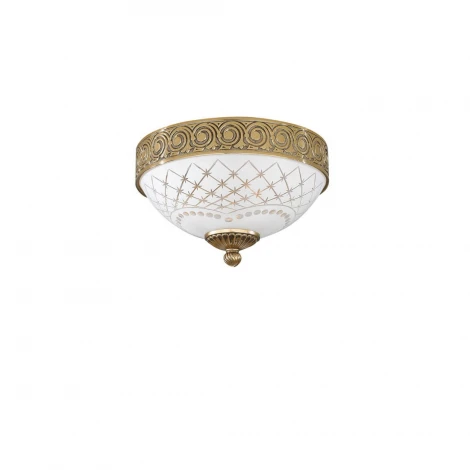 Потолочная люстра Reccagni Angelo 7112 PL 7112/2 (220V, узор в клетку)