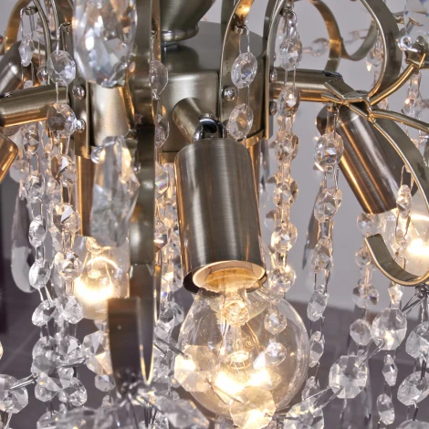 Подвесная люстра хрустальная Reluce 30300-0.3-450 AB