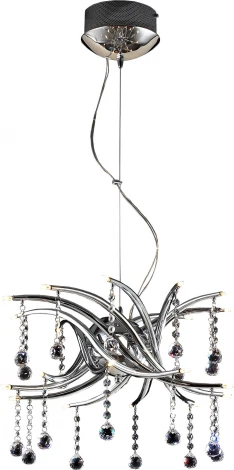 Подвесная люстра N-Light MD2310 MD2310/20 chrome, white crystal ASFOUR