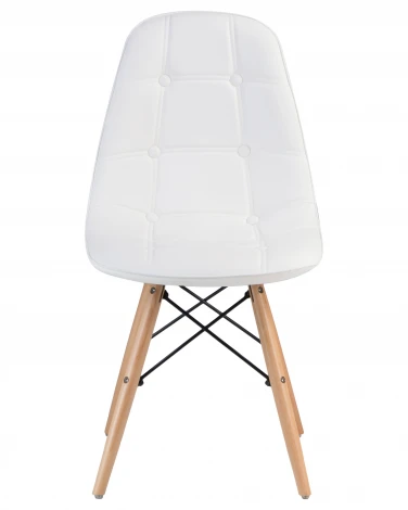 Стул обеденный BENNET (ножки светлый бук, белый)