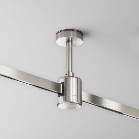 Крепление потолочное Short 78мм с прямым коннектором питания Flarity Maytoni Accessories for tracks Flarity TRA156C-IPC1-PT (24V)