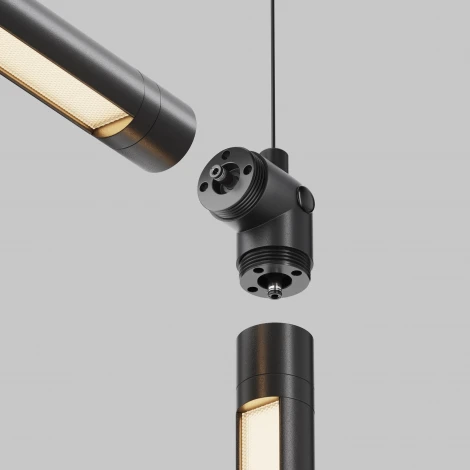 Угловой коннектор для системы Shelf без ввода питания Maytoni Accessories for system Shelf CA014CL-B (24V)