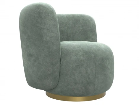 Кресло Лига-072 (Фанера//Велюр/Зеленый) Лига Диванов 131005