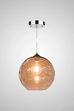 Подвесной светильник AM Group AM26 AM261-300 AMBER (220V, на проводе, шар)