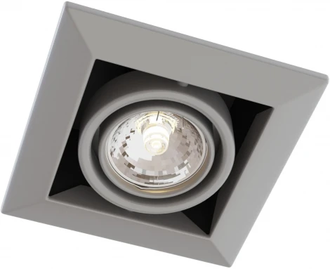 Встраиваемый светильник Metal Modern GU10 1x50Вт Maytoni Technical DL008-2-01-S (220V)