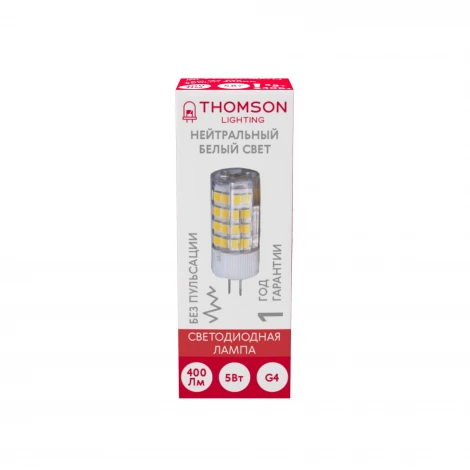 Лампочка светодиодная прозрачная кукуруза G4 5W Thomson G4 TH-B4206