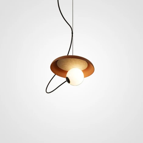 Подвесной светильник Margott D25 Orange By ImperiumLoft Margott01 (220V, на тросе, шар)