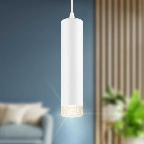 Подвесной светильник ЭРА PL18 WH/CL (220V, на проводе)