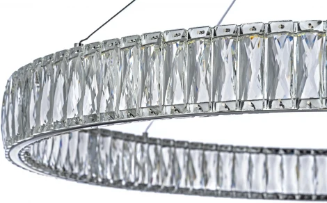 Подвесной светильник хрустальный Dio D'Arte Caneva Caneva L 1.5.80.100 N (LED, 220V, на тросе, кольцо)
