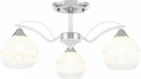 Потолочная люстра на штанге Arte Milano Napoli-326503 326503/3 CR+WH (220V)