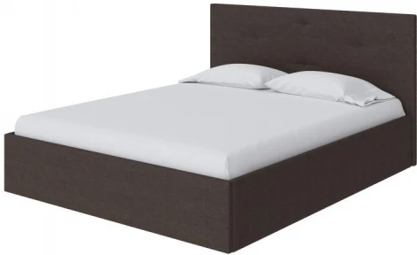 PROxSON Кровать Mono (Ткань: Рогожка Тетра Брауни) 140x200