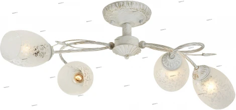 IDLamp Julia 874/4PF-Whitepatina