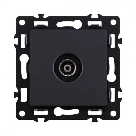 Розетка спутниковая SAT черный Kollinger Asthetik AS-021BK