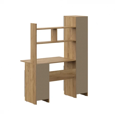 Стол компьютерный Арника СТК 13, Дуб Золотой, Графит