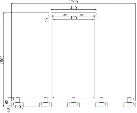 Подвесной светильник светодиодный Stilfort Gloze 4009/02/05PL (220V, на проводе)