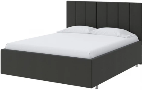 PROxSON Кровать Modern Large (Ткань: Велюр Forest 520 Темно-серый) 80x190