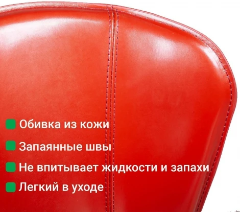 Стул Albert, кожа ретро-красный Top Concept ALBERT 2000000000060