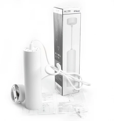 Подвесной светильник Feron ML1768 48085 (220V, на проводе, круглые)