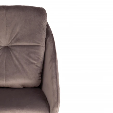 Кресло STAR (mod. CY-1919) серый (HLR 24)/черный (вельвет/металл)