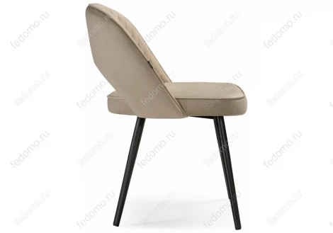 Стул Woodville на металлокаркасе Сандвикен velutto 05 / черный 462399