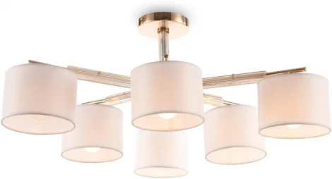 Потолочная люстра на штанге Freya Pipe FR5386CL-06G (220V)