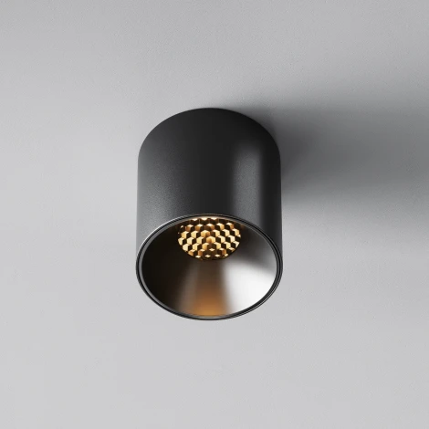 Накладной потолочный светильник Maytoni Alfa LED C064CL-5W2.7K-RD-B (220V, круглые)