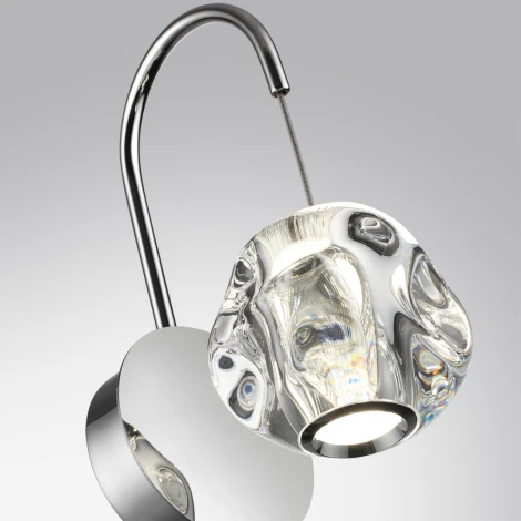 Бра Odeon Light Jemstone 5084/5WL хром/прозрачный/металл/акрил LED 5W 4000K 250Лм (220V, шарики)