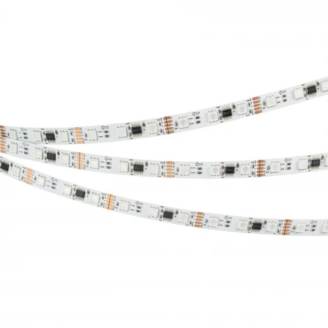 Светодиодная лента DMX-B60-10mm 12V RGB-PX3 (14 W/m, IP20, 5m) (Arlight) 039174(1)