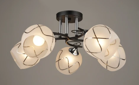 Потолочная люстра на штанге SL1N A1378-5 CR 000054519