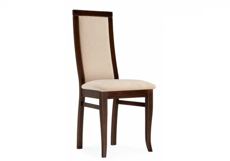 Стул деревянный Давиано велюр тедди 008 / орех темный 639334