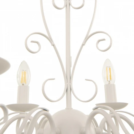 Подвесная люстра Arte Milano AM341369 341369/6 WT (220V, на цепи, подсвечник, свеча)