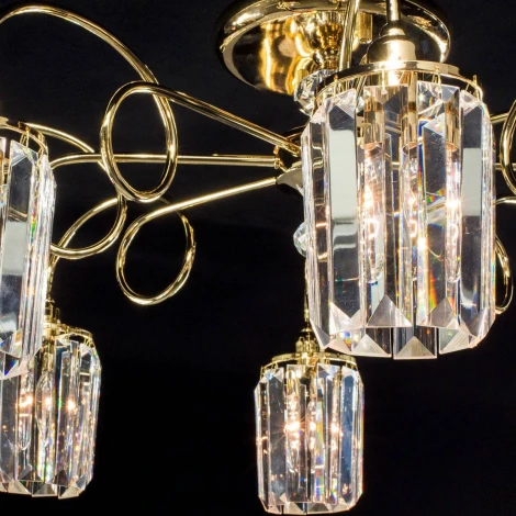 Потолочная люстра Citilux Синди CL330182 (220V, хрусталь)