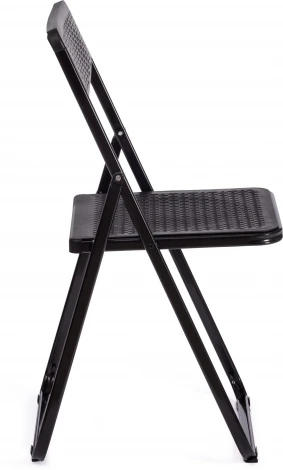 Стул складной FOLDER (mod. 3016) / 1 шт. в упаковке (Металл,Пластик /Черный)